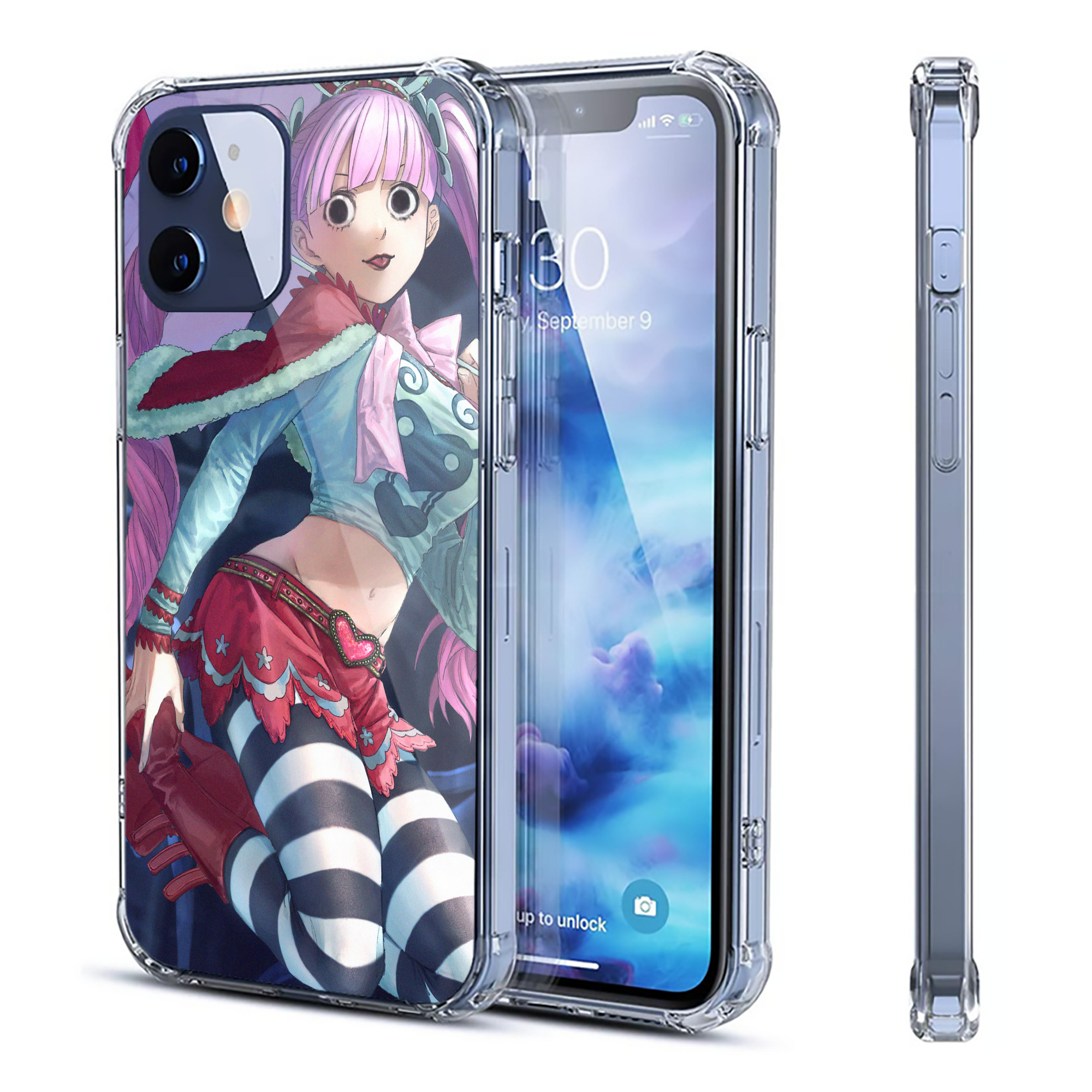 （画像用） ワンピース ONE PIECE 【iPhone 12シリーズ対応】透明スマホケース（クリアソフトケース）